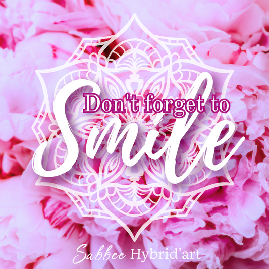 Autocollant ''Don't forget to Smile''